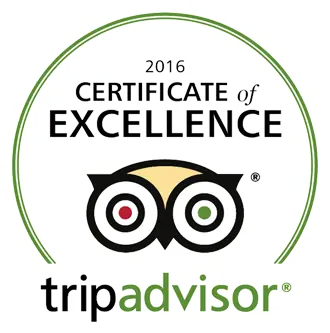 TripAdvisor Certificate of Excellence 2016